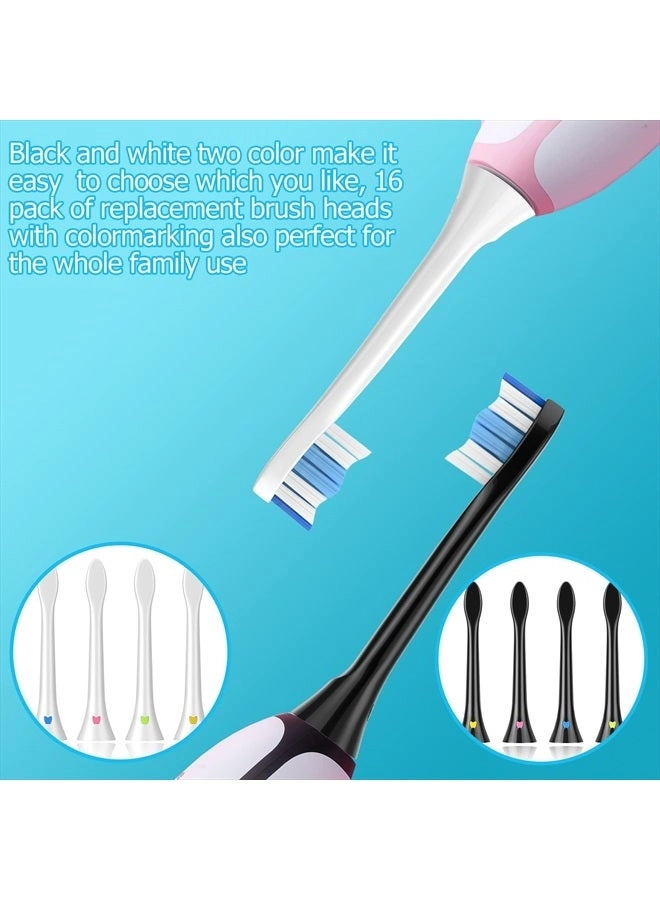 Replacement Brush Head - 16 Count Compatible with Philips Sonicare 4100 5100 6100 9900 C2 W3