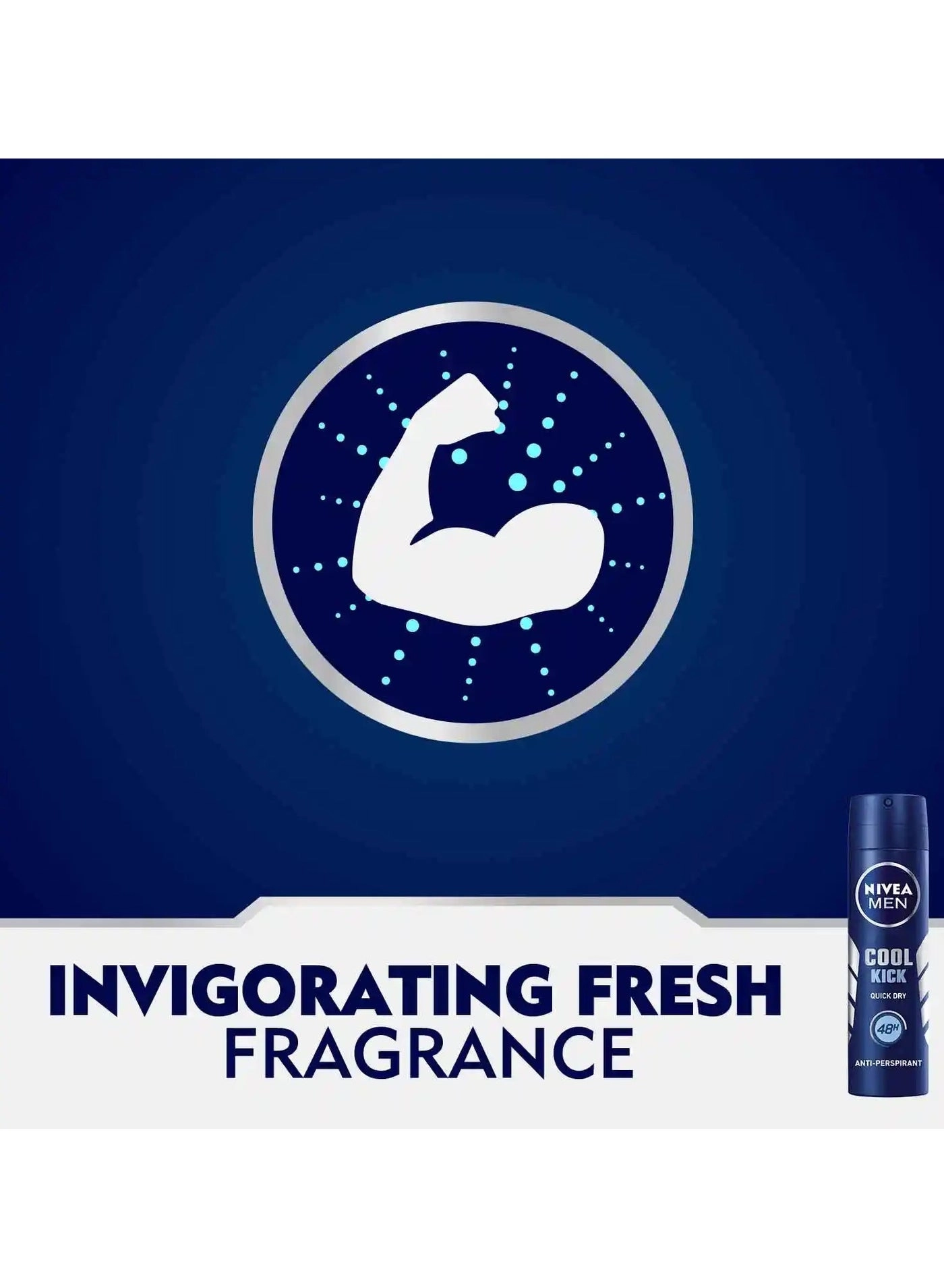 Cool Kick Quick Dry Antiperspirant Spray - 150 milliliter