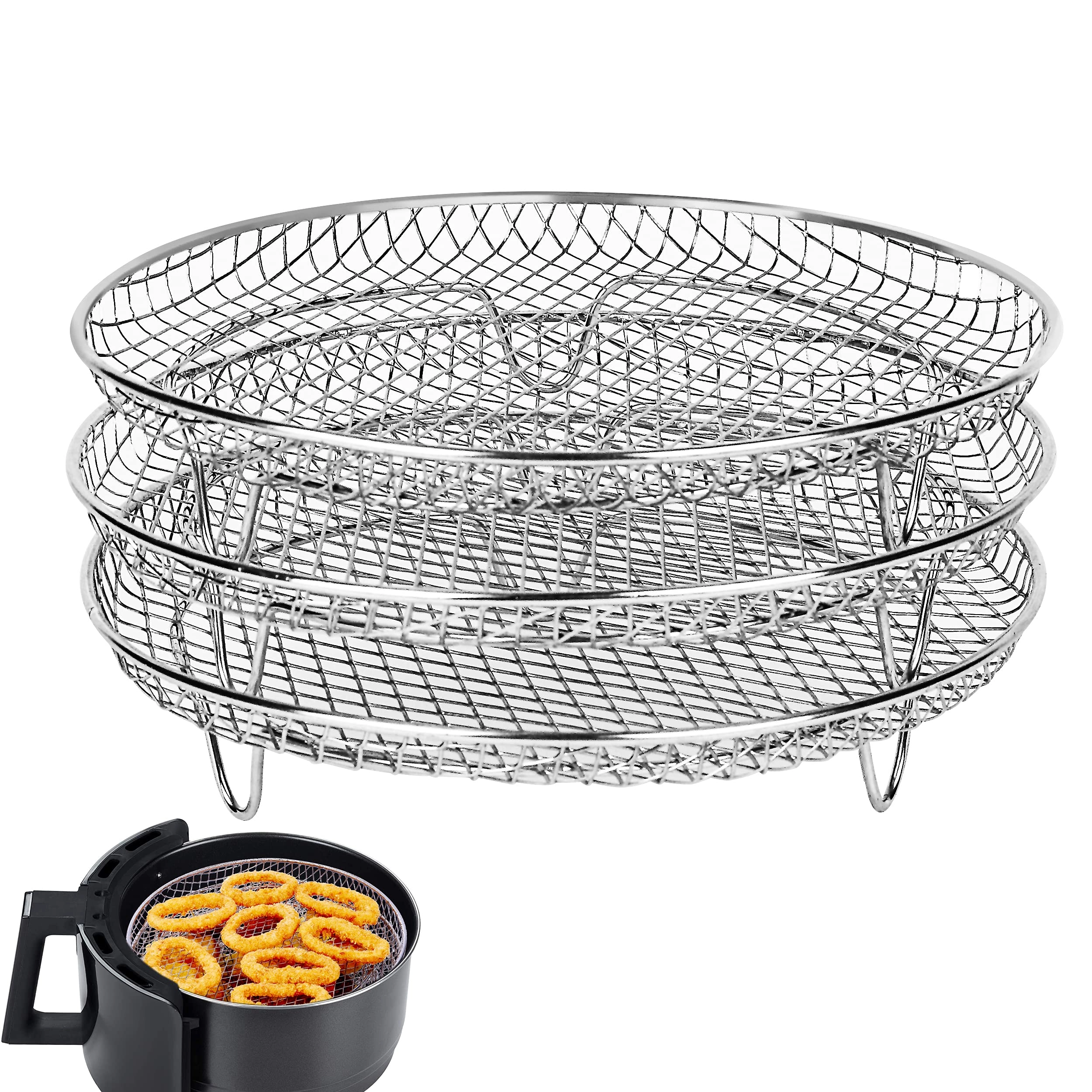 MAESA Air Fryer Rack - Stainless Steel 3