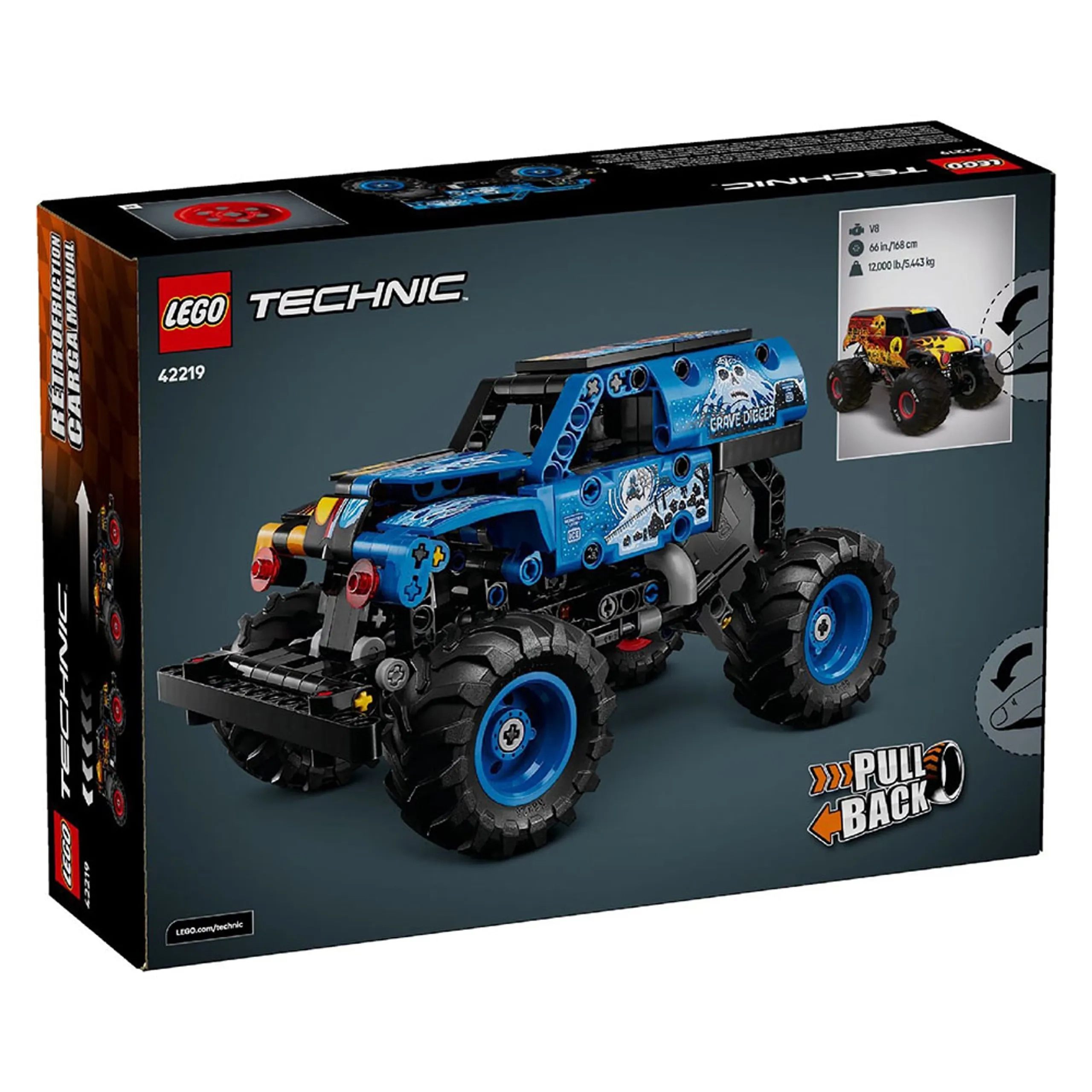 Technic Monster Jam Grave Digger Fire and Ice (42219)