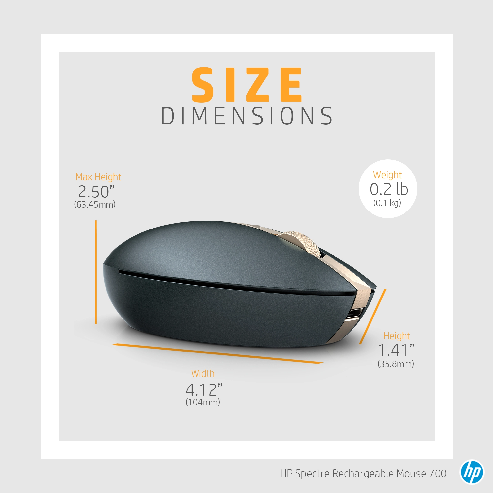 Spectre Rechargeable Mouse 700 - Wireless
