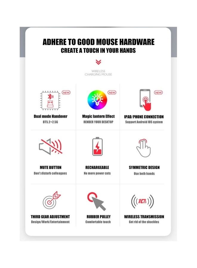 Rechargeable Wireless Mouse - Wireless