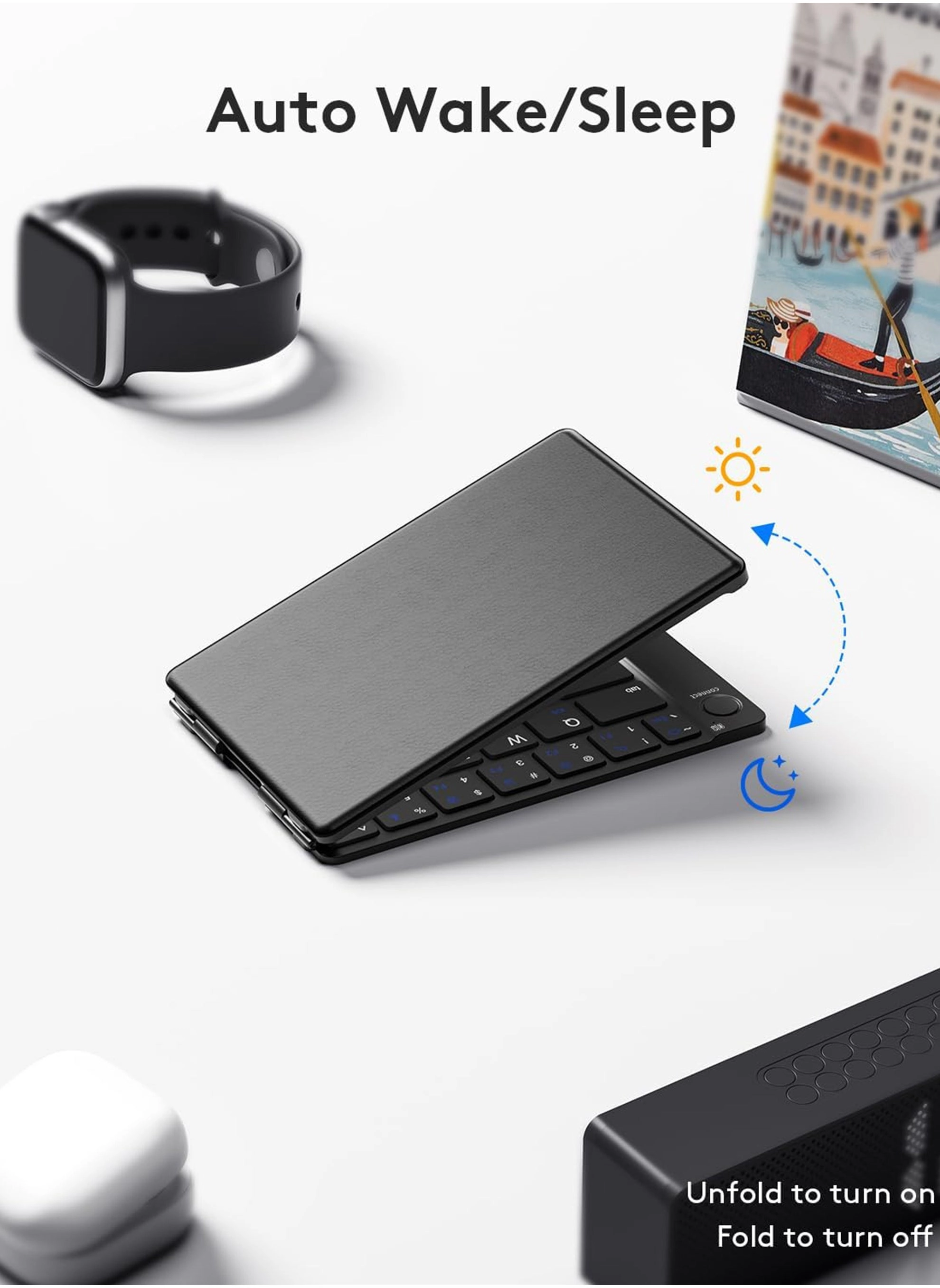 Foldable Bluetooth Keyboard - Wireless