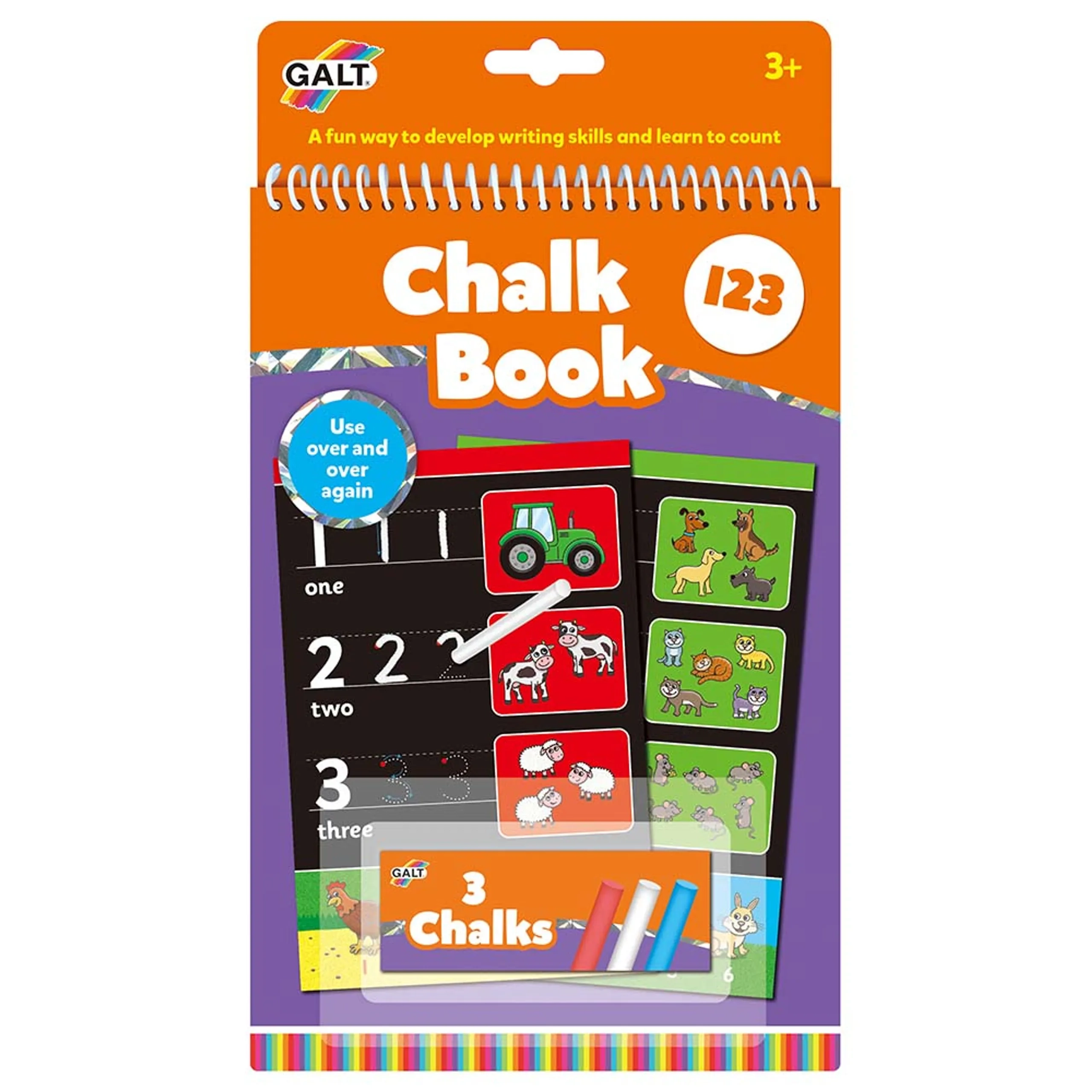 Galt Toys Chalk 123 Counting Book - 3 years and above