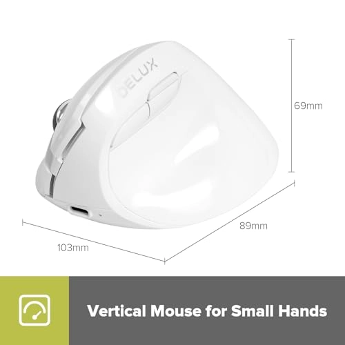 M618Mini Vertical Mouse - Wireless