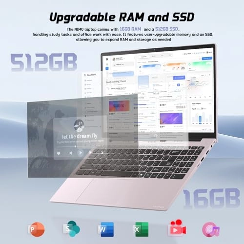 NIMO Student-Laptop N157 - 17.3'' N100 8GB DDR4 128GB SSD