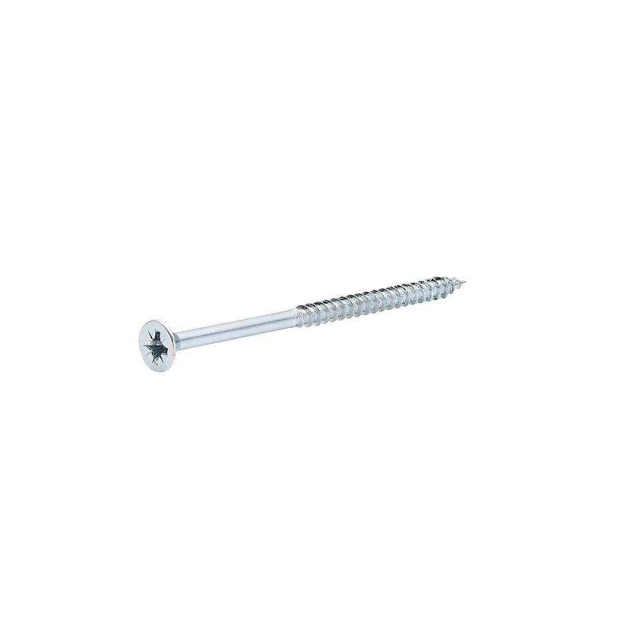 Zinc-Plated Carbon Steel Wood Screw Pack 6mm 100mm