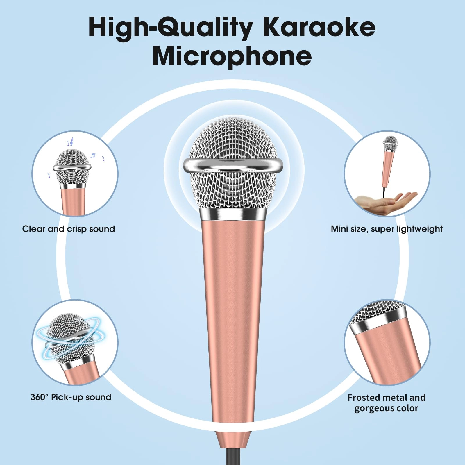 AG01 Lightning+3.5mm-Mini-Jack Microphone