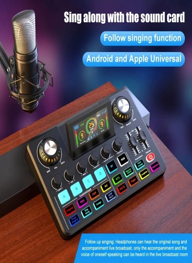 F668 USB+3.5mm-Mini-Jack Microphone