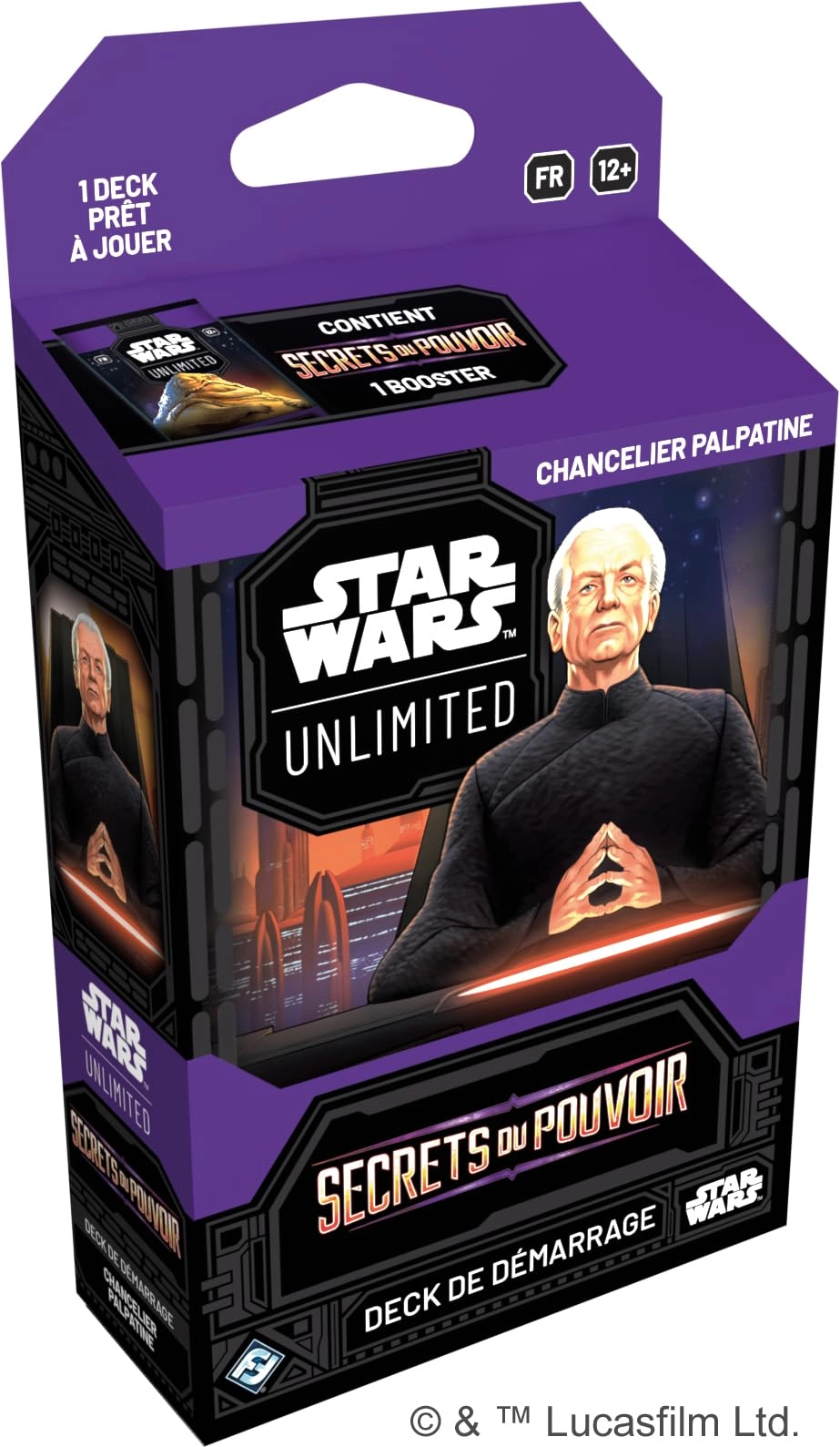 Asmodee Star Wars: Unlimited - Startdeck Chancellor Palpatine - Trading Card Game (French)