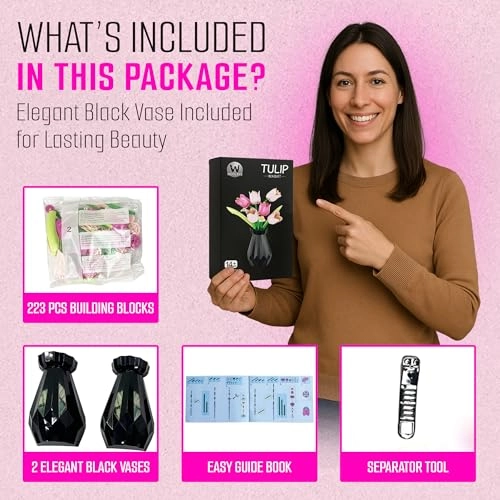 Flowers Building Set - Tulip 1 pcs