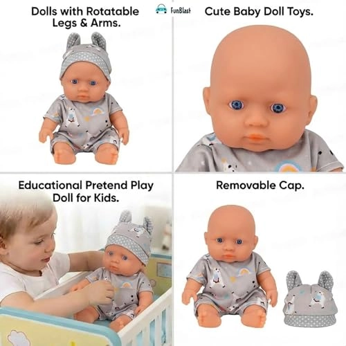 Baby Doll - 19 CM Rotatable Joints Ages 2+