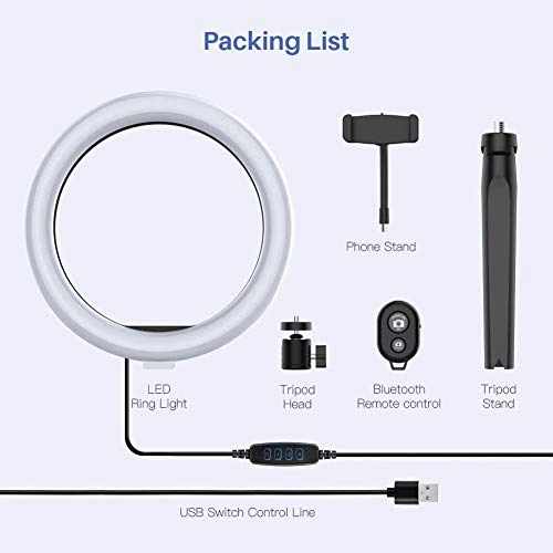 RGB Color Soft Ring Light - 26CM