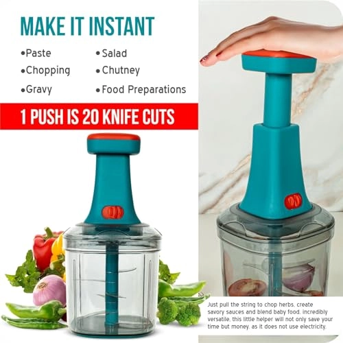 TC2-Push chopper - 1000 ml 6 Blades