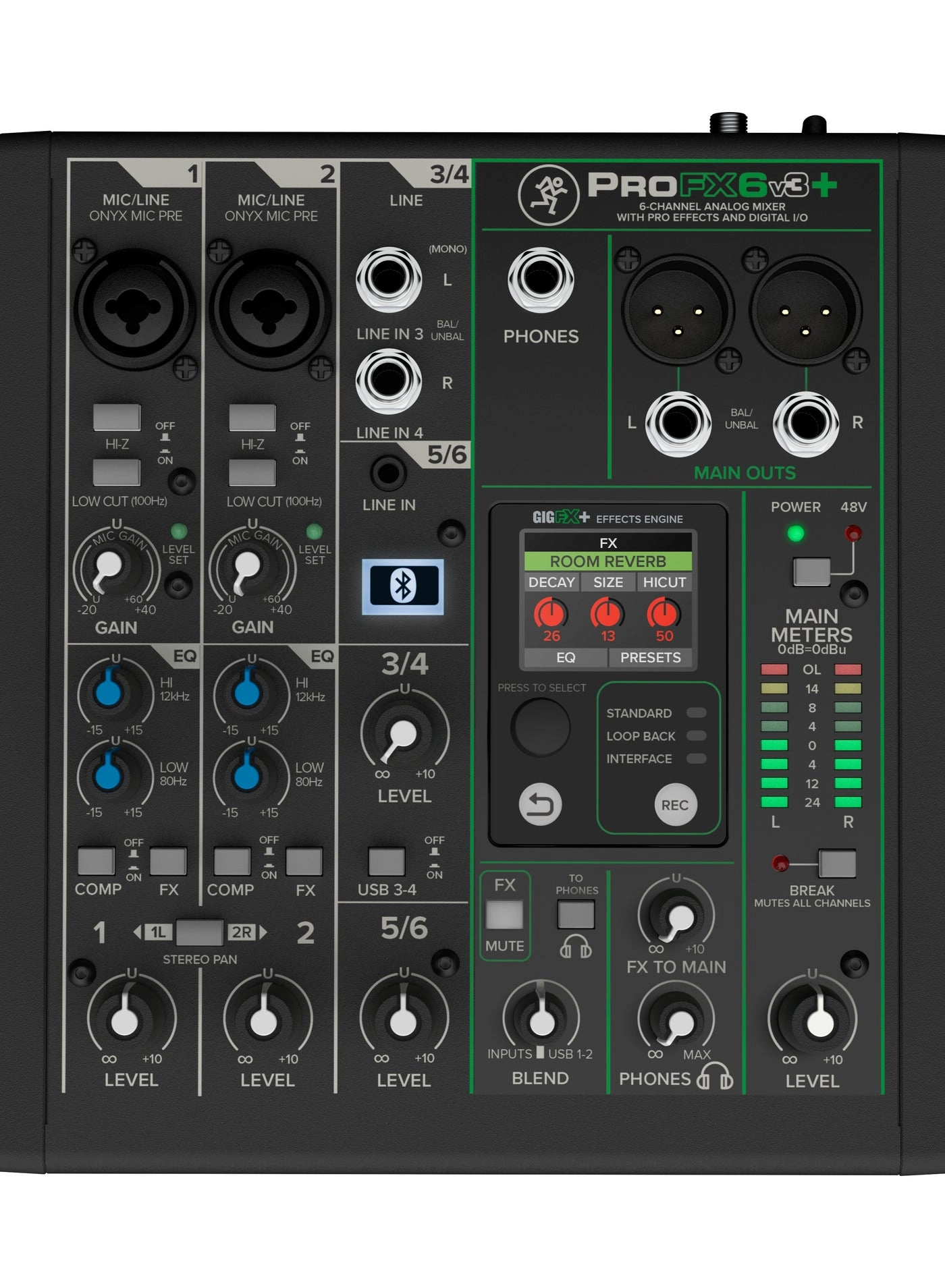 Mackie ProFX6v3+ - 6-Channel
