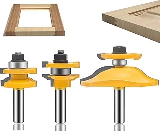 OLETBE-TECH Router Bit Set - 1/2-Inch Shank 3 PCS
