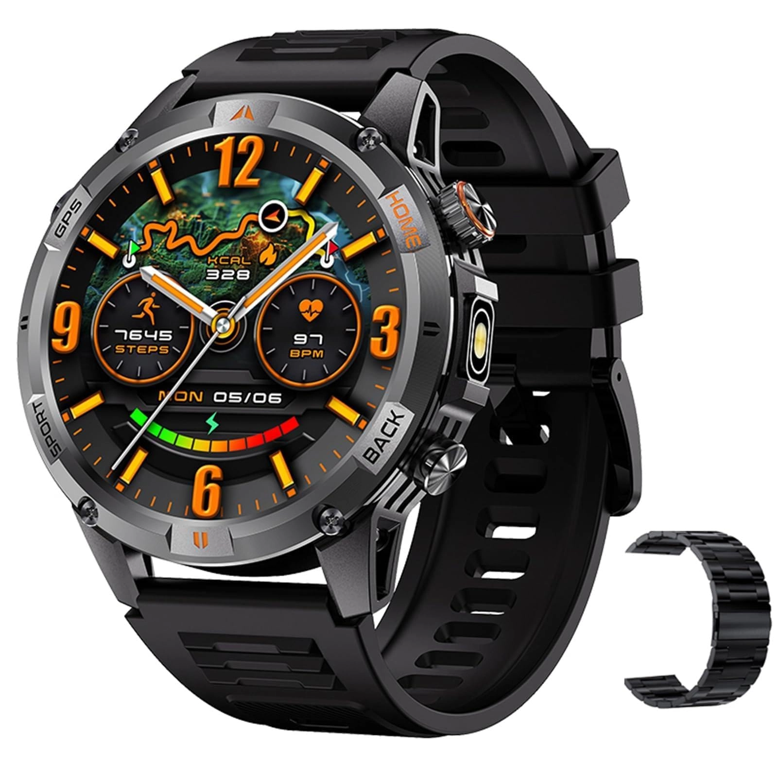 Smart Sport Watch Zinc Alloy GPS