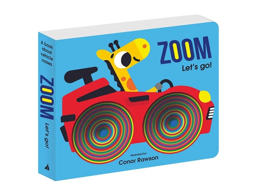 Edu Fun Zoom Chunky Graduating Vehicles Book - 1 years+