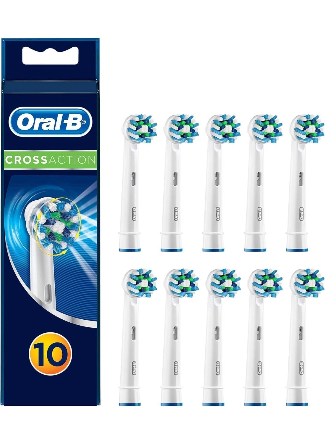 Oral-B Pro Cross Action - Pack of 10 White