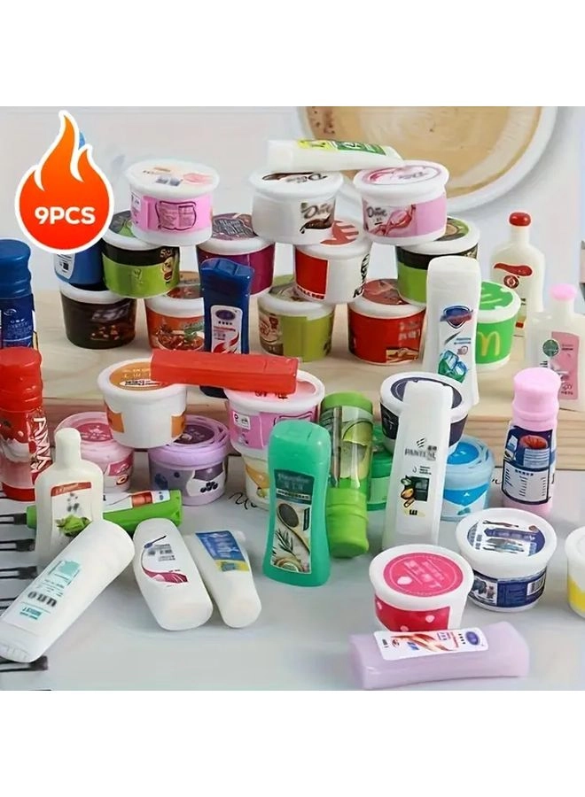 Generic Mini Supermarket Toy Set - 9 pcs