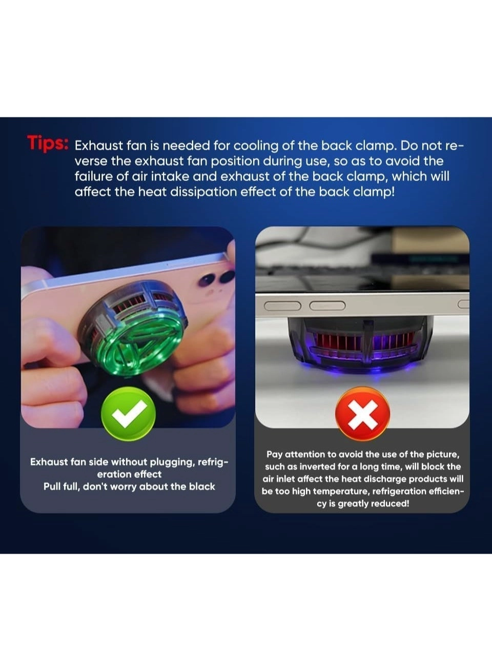 Phone Cooler - 4 Pro Magnetic 27W Ultra-Cooling