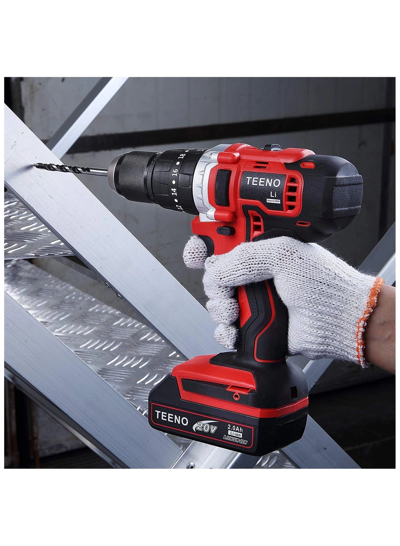 Cordless Drill Set - 2x2.0Ah