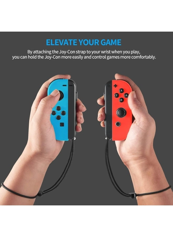 Joystick Wrist Strap - 2pcs Black for Switch Joy-Con