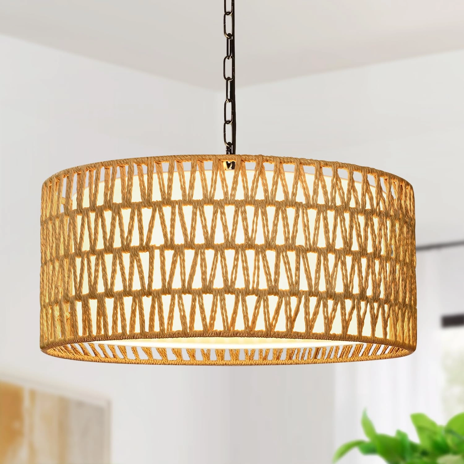 Farmhouse Chandelier - Dimmable