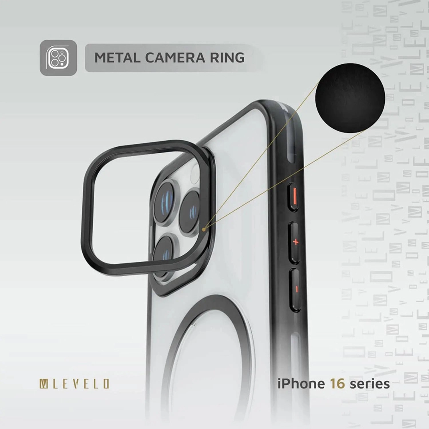 Elio PC Case with MagSafe for iPhone 16 Pro