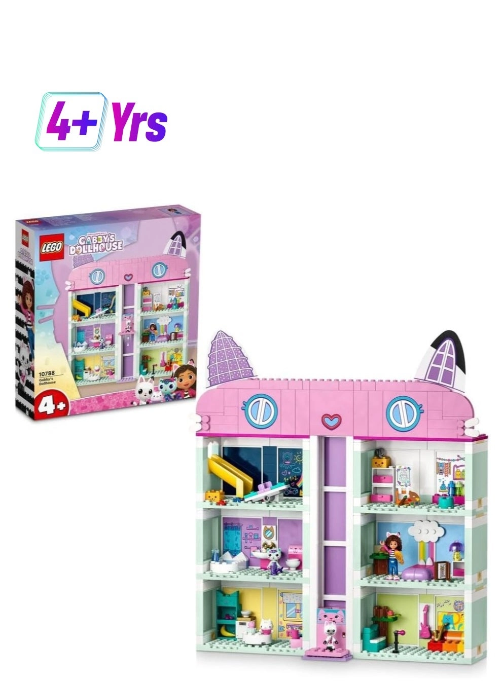 Gabby's Dollhouse (10788) - Building Blocks 8 rooms