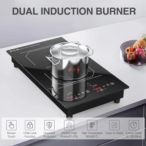 Induction Cooktop 2 Burners Induction hob