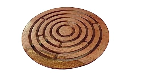 Round Labyrinth Ball Maze Puzzle Board Game - All