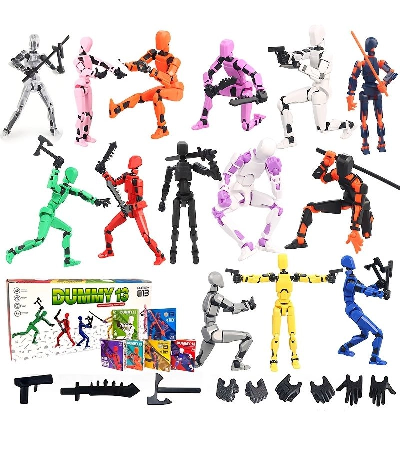 Generic Action Doll Set - 6 years 6-piece
