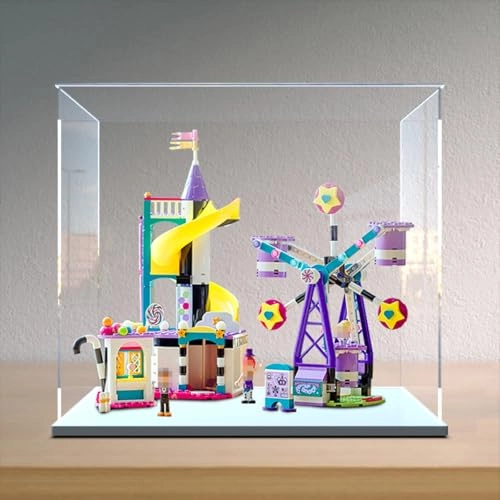 Figures Display Box for LEGO Magical Ferriis Wheel and Slide 41689 - acrylic