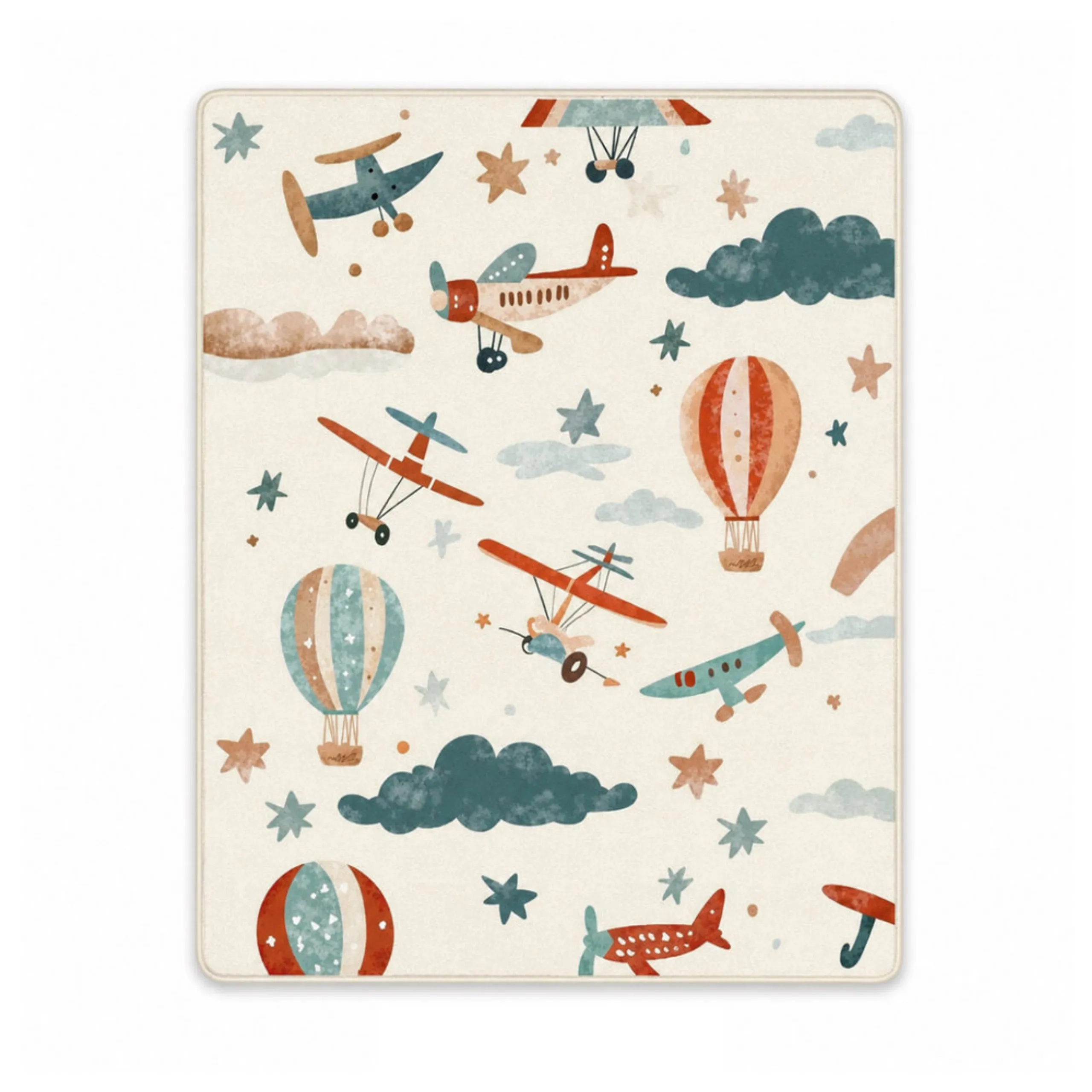 Factory Price Plane and Hot Balloon Cushion Play Mat - 0 month
