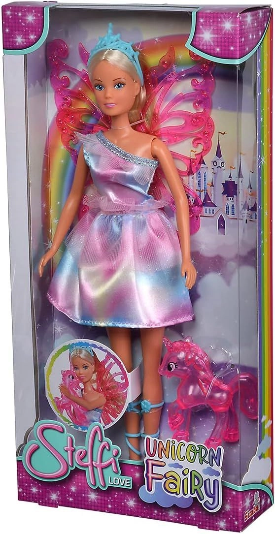 Steffi Love Fairy Dressing Doll - 29 cm With Unicorn Ages 3+