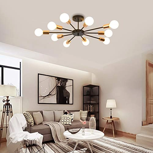 Modern Sputnik Chandeliers - Dimmable