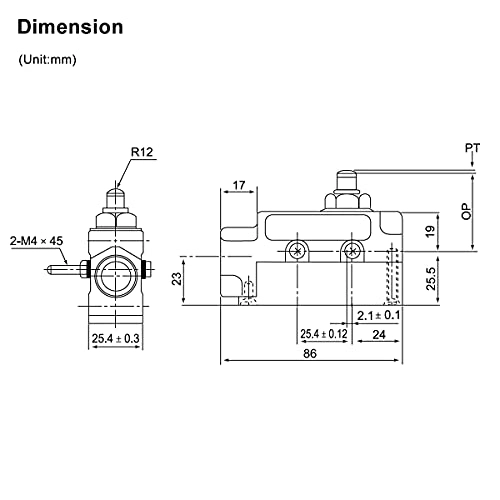 TZ-6 Sealed Limit Switch TZ-6001 - AC 250V 15A