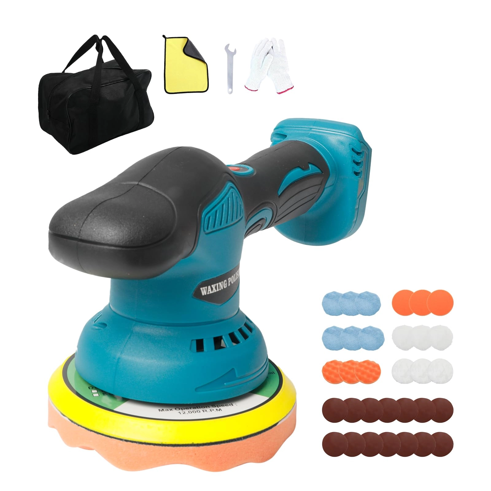 divinge Cordless Car Buffer Polisher - 6 Inch