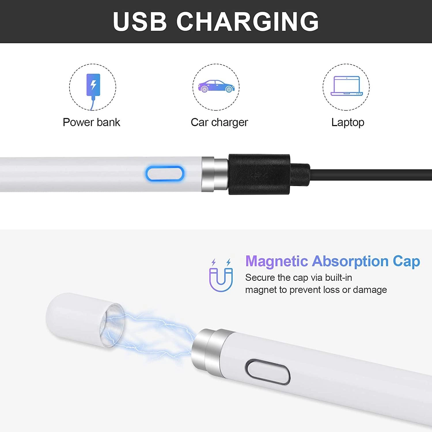 Stylish Smart - White Capacitive