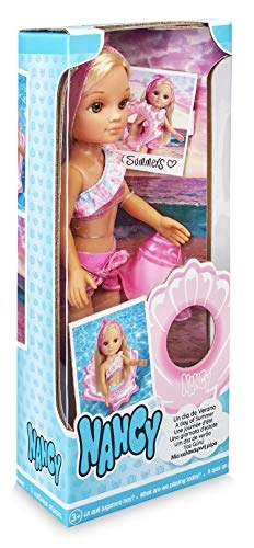 Fashion Doll - Long Hair Metallic Pink Hair Ages 3+