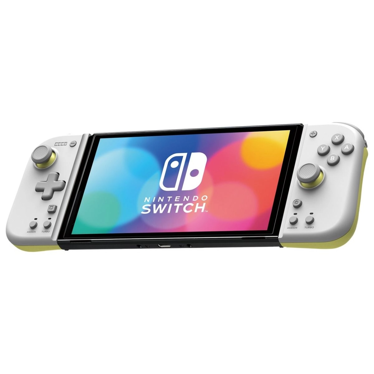 Hori Split Pad Compact - Light Gray & Yellow Nintendo Switch