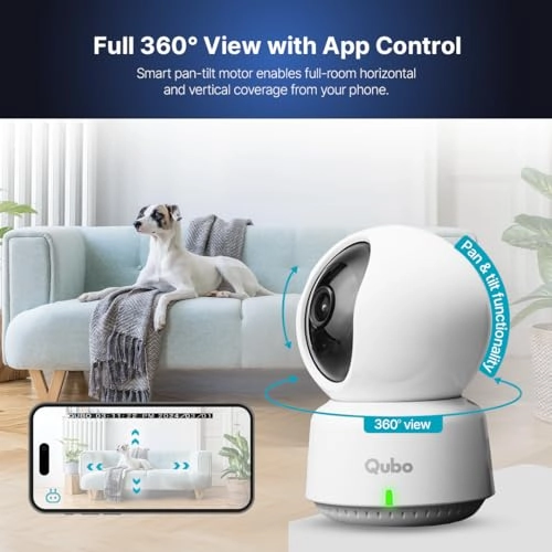 Smart Home Security Cam 360° 2K