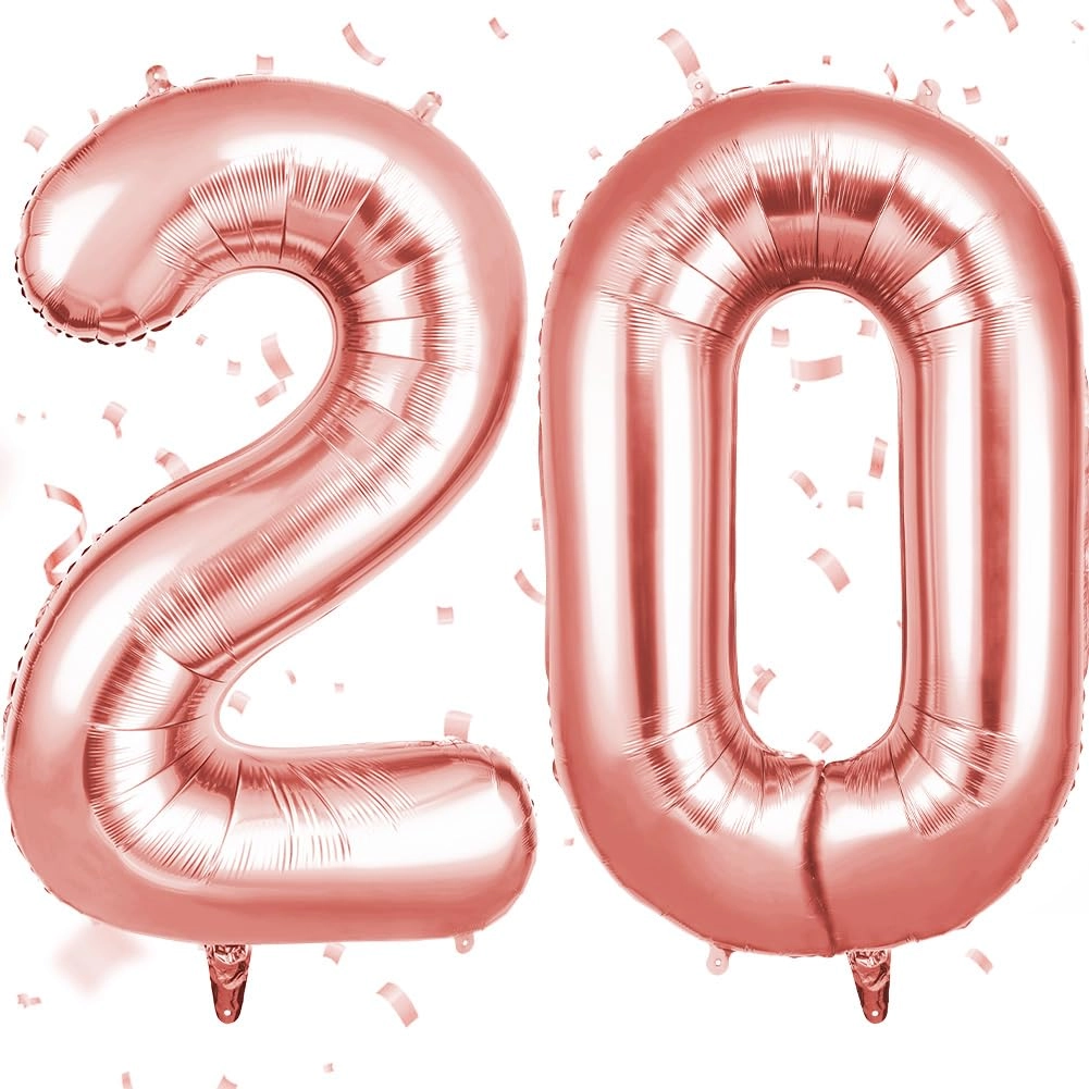 Number 20 Balloon - 2 Birthday