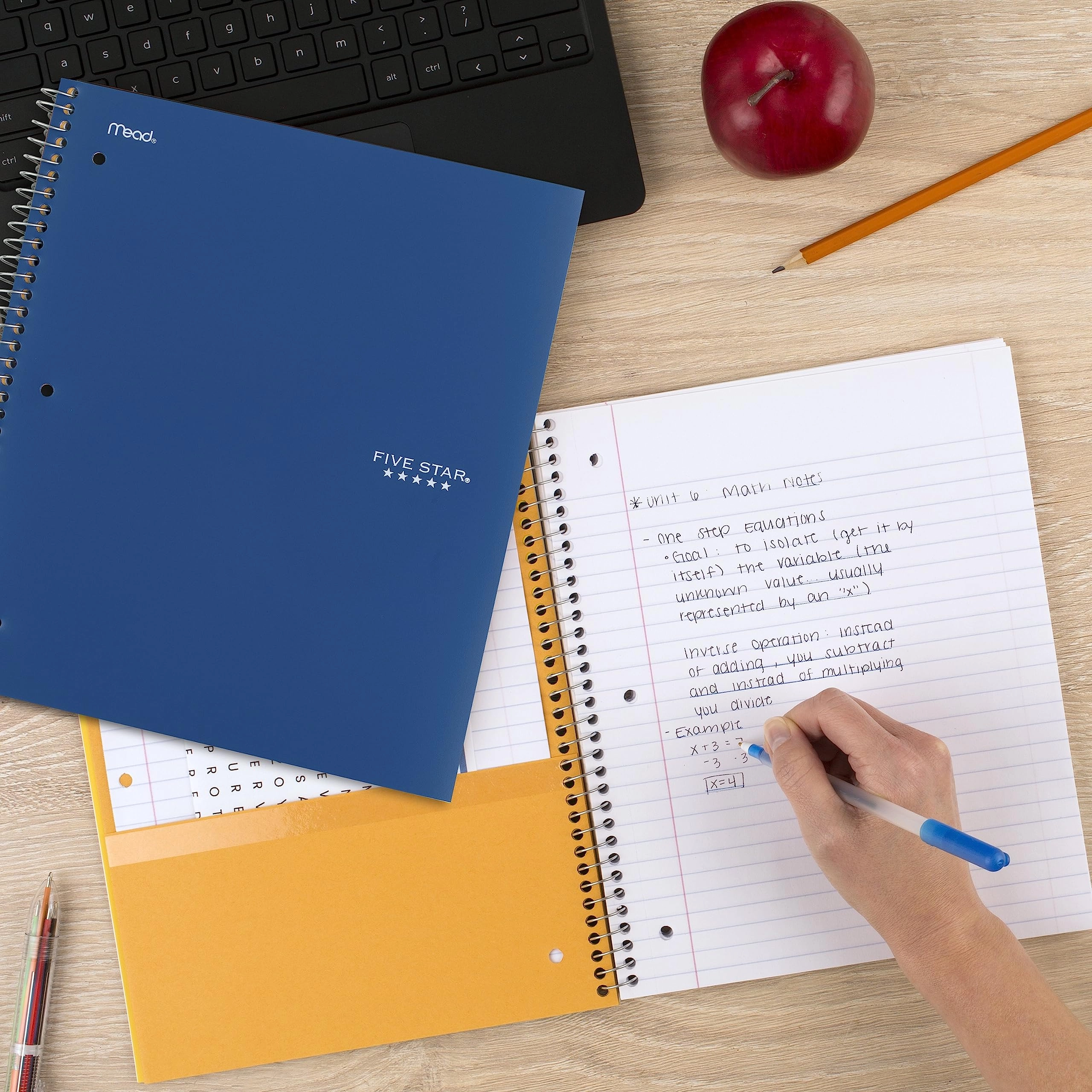 Spiral Notebook 8-1/2" x 11" Spiral - Lined 100 Sheets