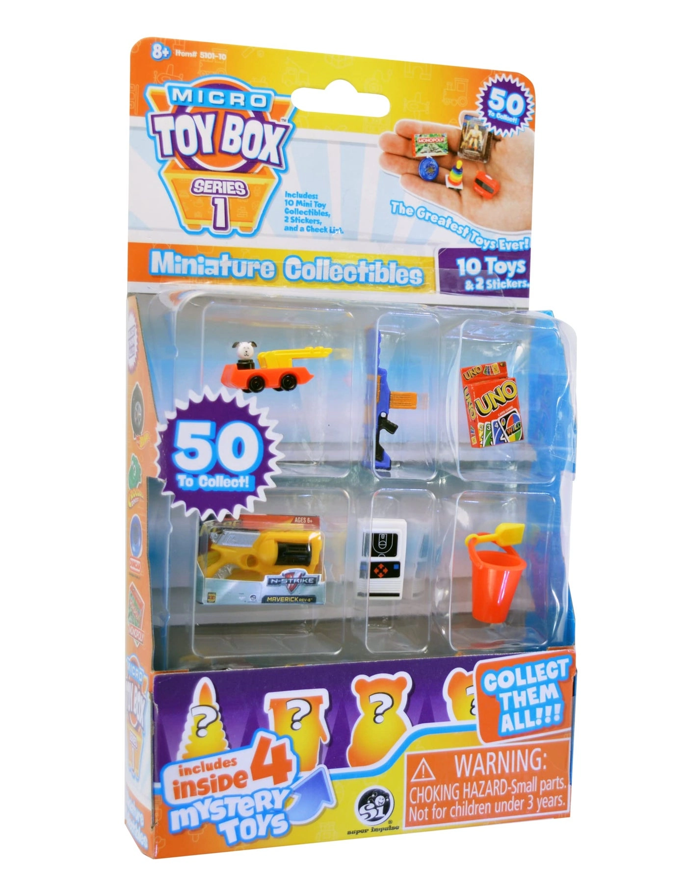 Micro Toy Box Series 1 - Mini Collectibles (TWM) 10 pcs