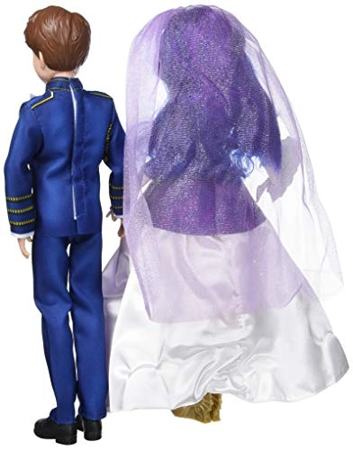 Mal Fashion Doll - Wedding Dress + Ben Fashion Doll - Blue Suit