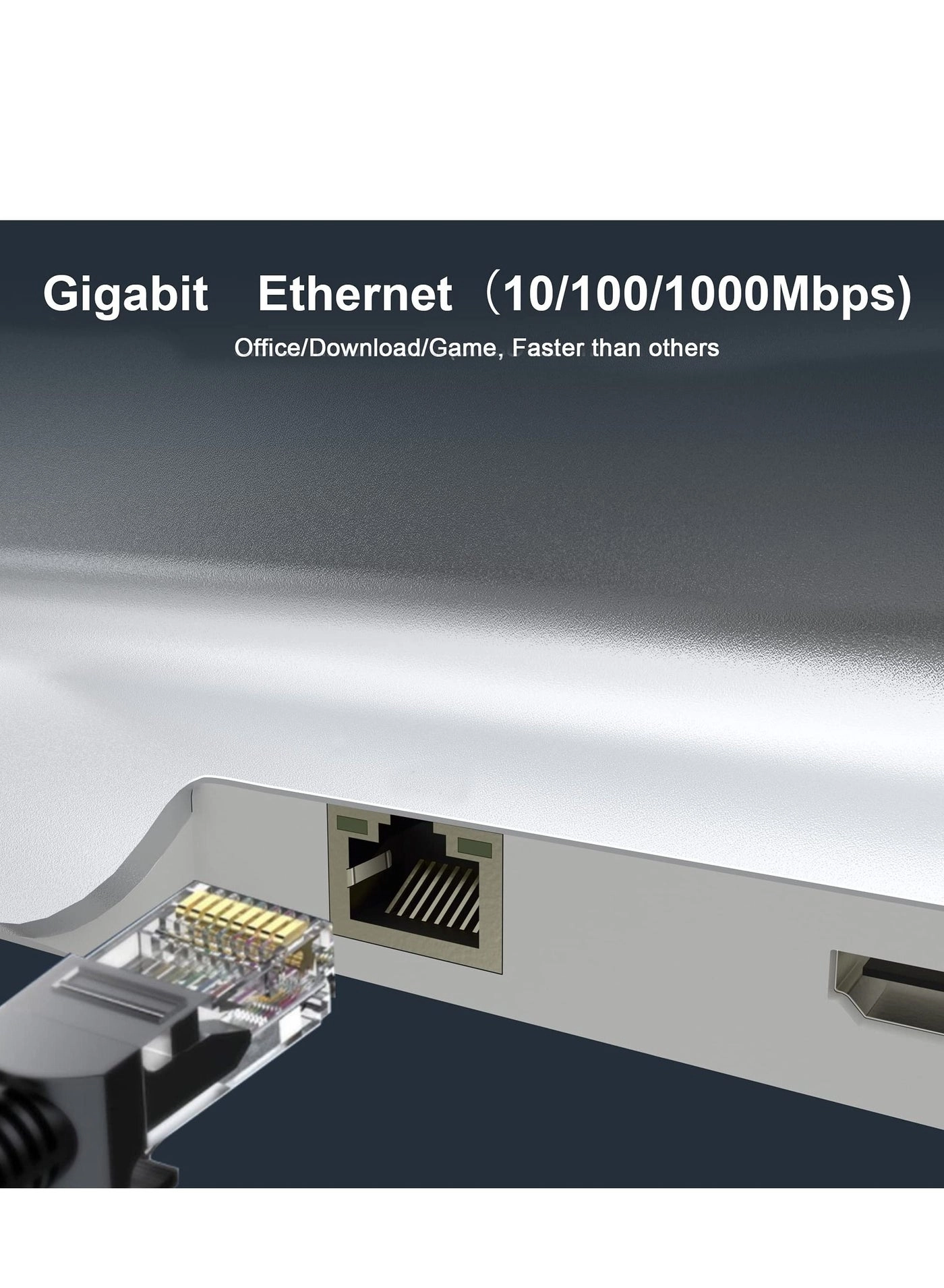 13 in 1 USB C Docking Station - Dual Monitor PD Charging USB C 3.1