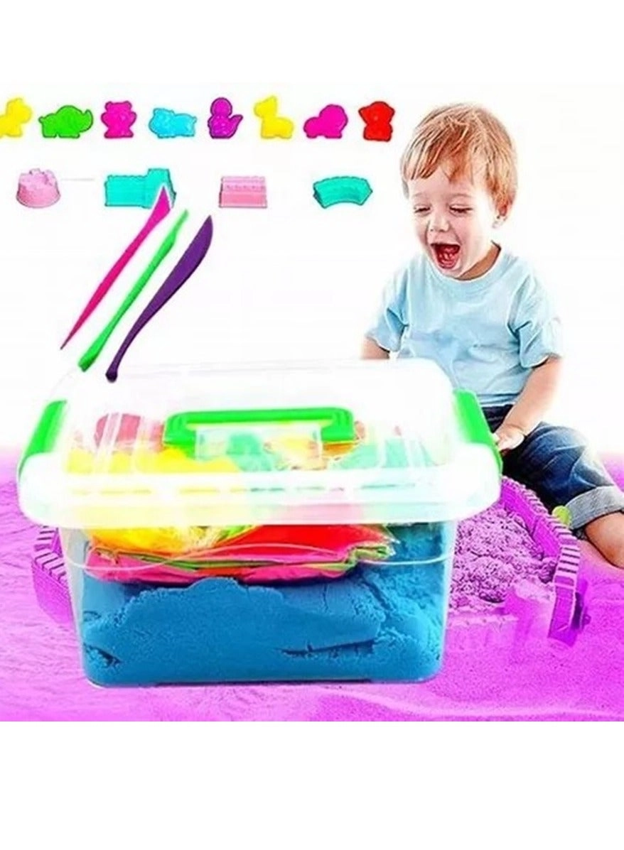 magic sand toy - compressible stretchable multi-colored
