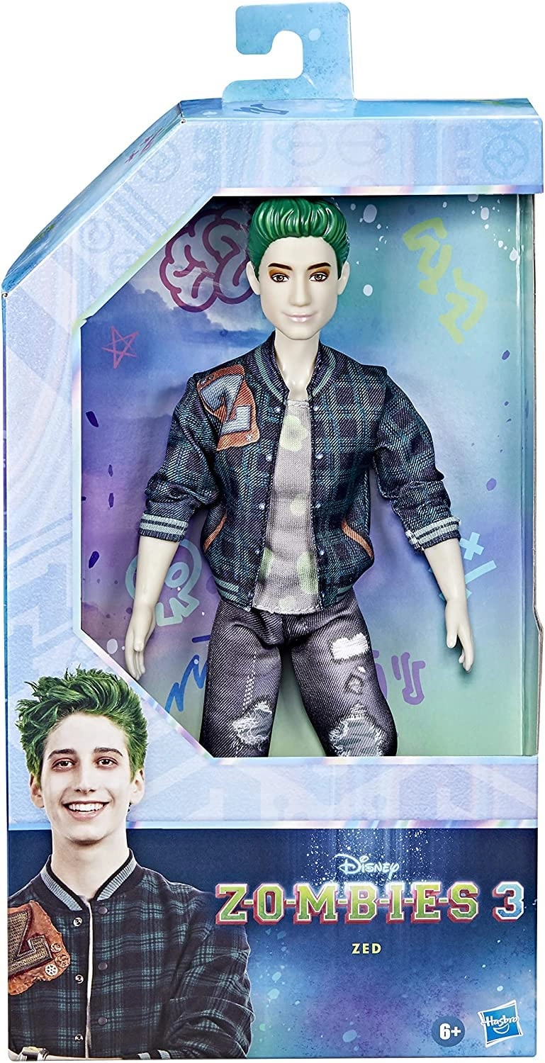 Hasbro Zed Fashion Doll - 12-Inch Green Hair Ages 6+